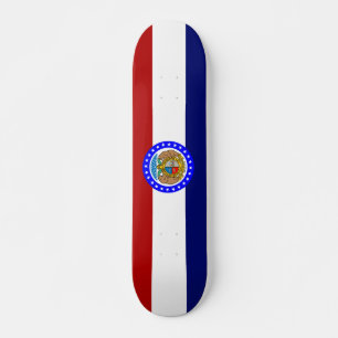 Skate bandeira do Missouri