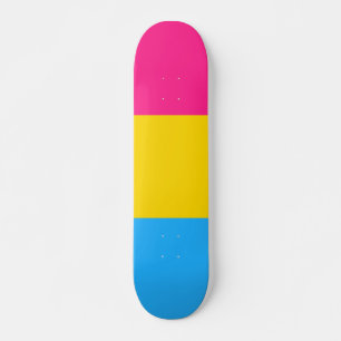 Skate Bandeira do Orgulho Pansexual