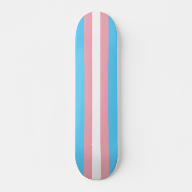 Skate Bandeira do Orgulho Transgênero (Frente)