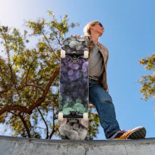Skate Bandeira do Orgulho Uingender Groovy Boho Bolhas E