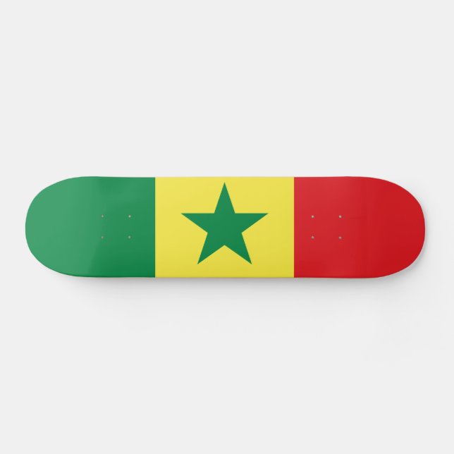 Skate Bandeira do Senegal (Horz)