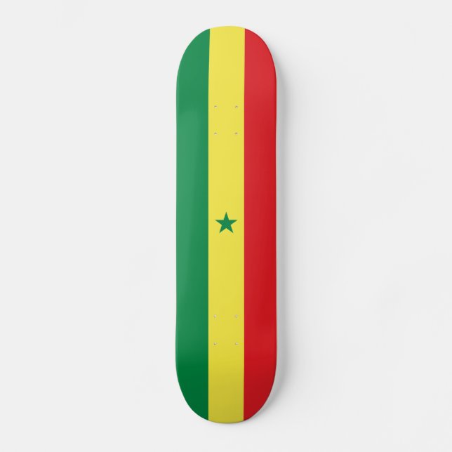 Skate Bandeira do Senegal (Frente)