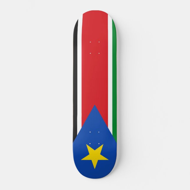 Skate Bandeira do Sudão do Sul (África) (Frente)