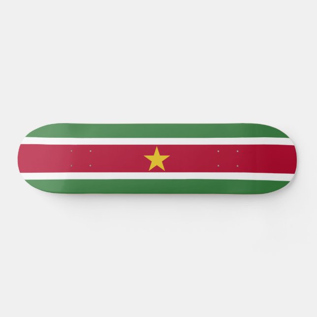 Skate Bandeira do Suriname (Horz)