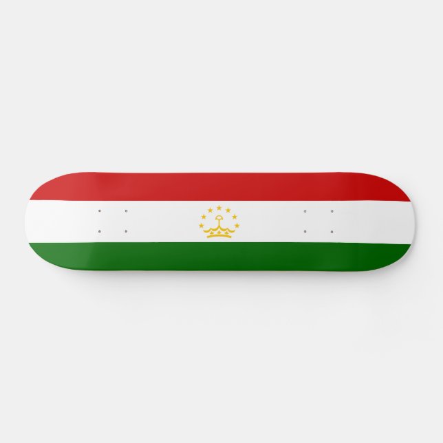 Skate Bandeira do Tajiquistão (Horz)