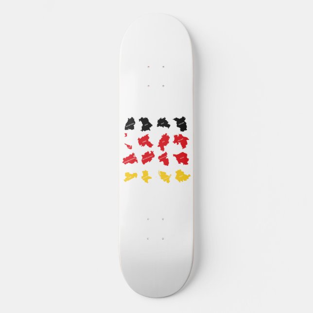 Skate Bandeira dos Estados Alemães (Frente)