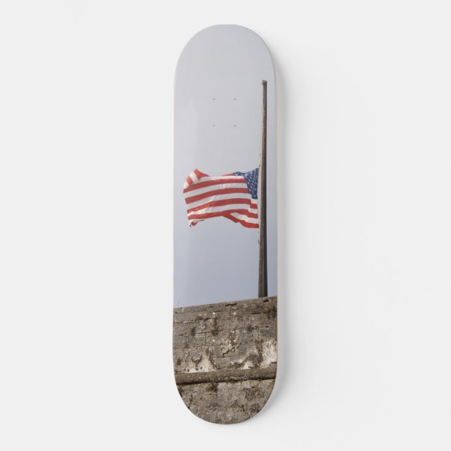 Skate Bandeira dos Estados Unidos em Half-Mast (EUA) (Frente)