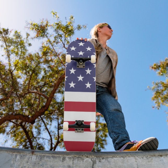 Skate bandeira dos EUA, bandeira dos EUA (Ao ar livre 1)