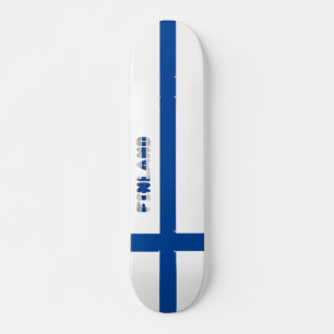 Skate bandeira finlandesa
