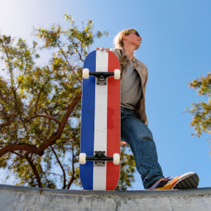 Skate bandeira francesa