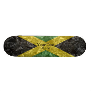 Skate Bandeira jamaicana - enrugada