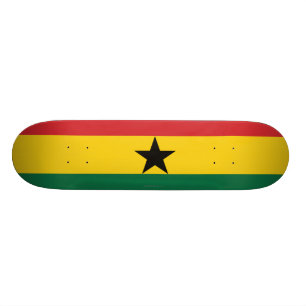 Skate Bandeira lisa de Ghana