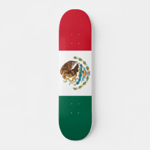 Skate Bandeira mexicana - Bandeira do México