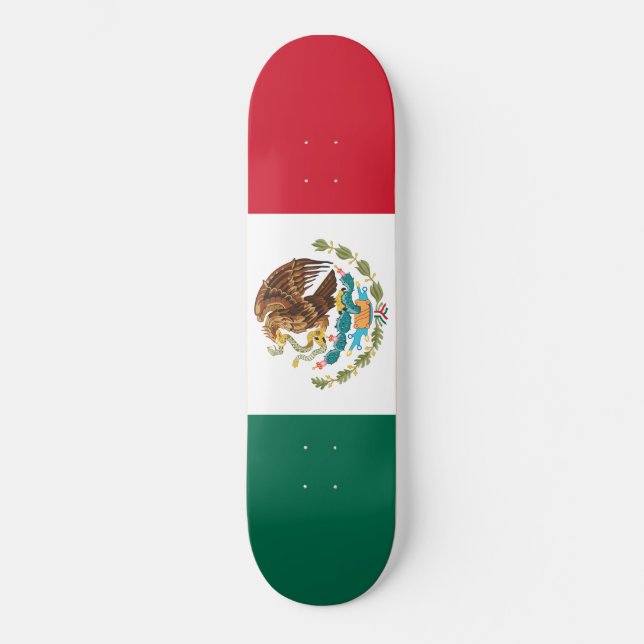 Skate Bandeira mexicana (México) (Frente)