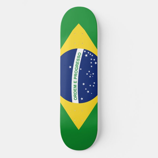 Skate Bandeira nacional República Federativa do Brasil (Frente)
