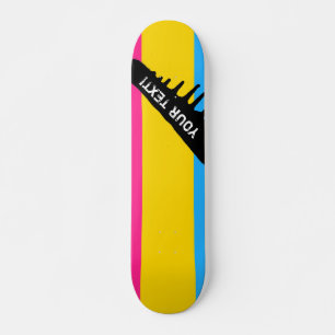 Skate Bandeira Pansexual do orgulho