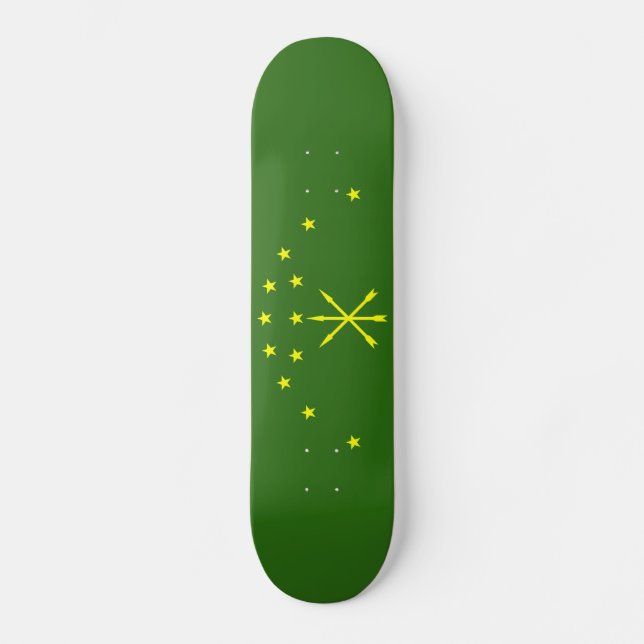 Skate Bandeira Patriótica da Adigueia (Frente)