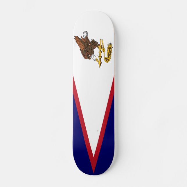 Skate Bandeira Patriótica da Samoa Americana (Frente)