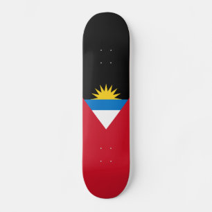 Skate Bandeira patriótica de Antígua e de Barbuda