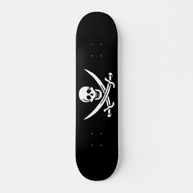 Skate Bandeira Pirata (Frente)