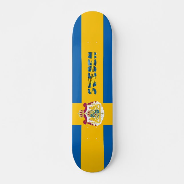 Skate Bandeira sueco (Frente)