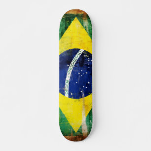 Skate Bandeira velha de Brasil