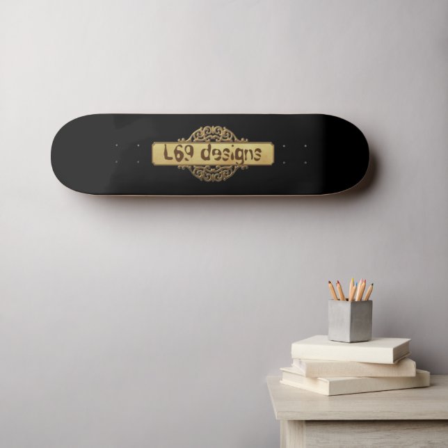 SKATE BANNER DOURADO DESIGNS L69 (Arte de parede (Horz))