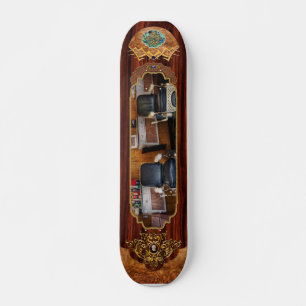 Skate Barber - Frenchtown, NJ - Duas velhas cadeiras de