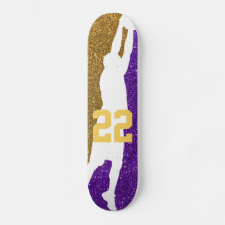 Skate Basketball Team Sports Glitter High School College
