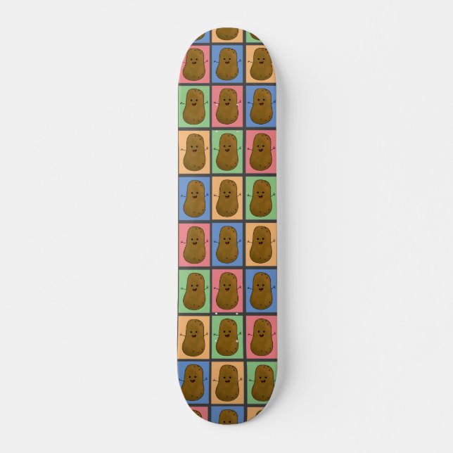Skate Batata em estilo Pop Art  (Frente)