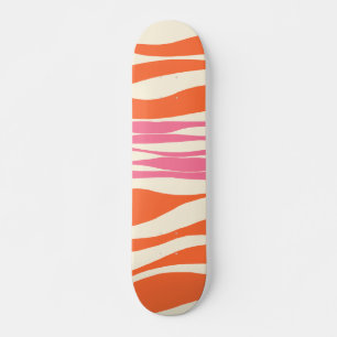 Skate Bei e Fluxo - Rosa, Laranja e Creme