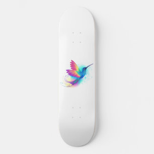 Skate Beija-flor Arco-íris Exótico