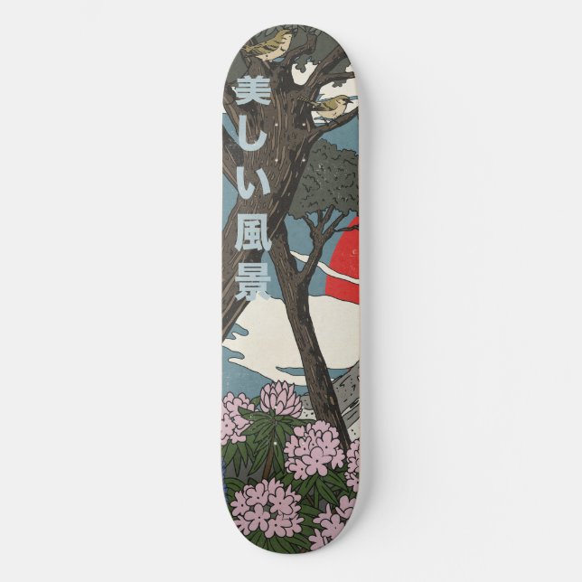 Skate Bela Paisagem Japonesa (Frente)