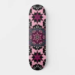 Skate Belo design de flor de Mandala