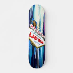 Skate Bem-vindo ao Fabuloso Letreiro de Las Vegas Nevada