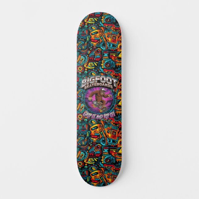 Skate Bigfoot Skateboards-Grip It And Rip It (Frente)