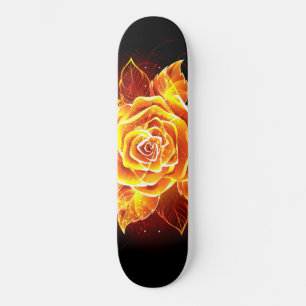 Skate Blooming Fire Rosa