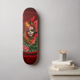 Skate Blossom Gótico, o anjo das rosas.