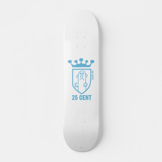 Skate Blue Mr. Mean Crest & Crown (Frente)