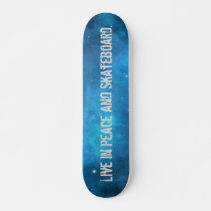 Skate Blue Star Galaxy vive em paz e