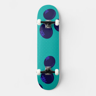 Skate Blueberry Pop – Padrão de Fruta Minimalista Skateb