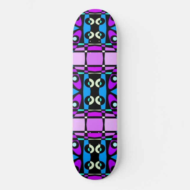 Skate Bohemian Chintz 48 Purple Blue Black (Frente)