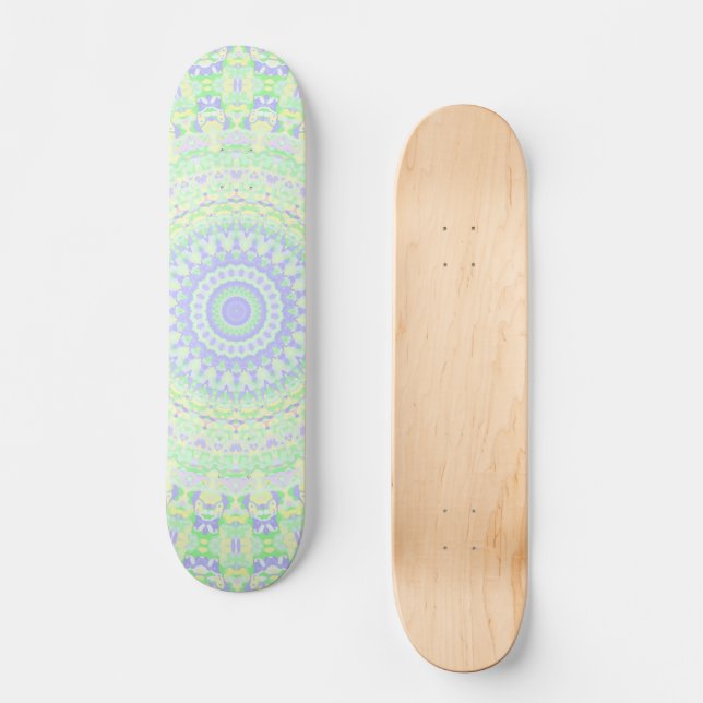 Skate Boho Hippie Funky Eclectic Primavera Pastel Mandal (Frente)