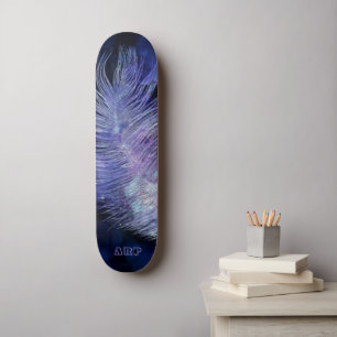 Skate *~* Boho Midnight Sky Cosmmmic Pastel Feather