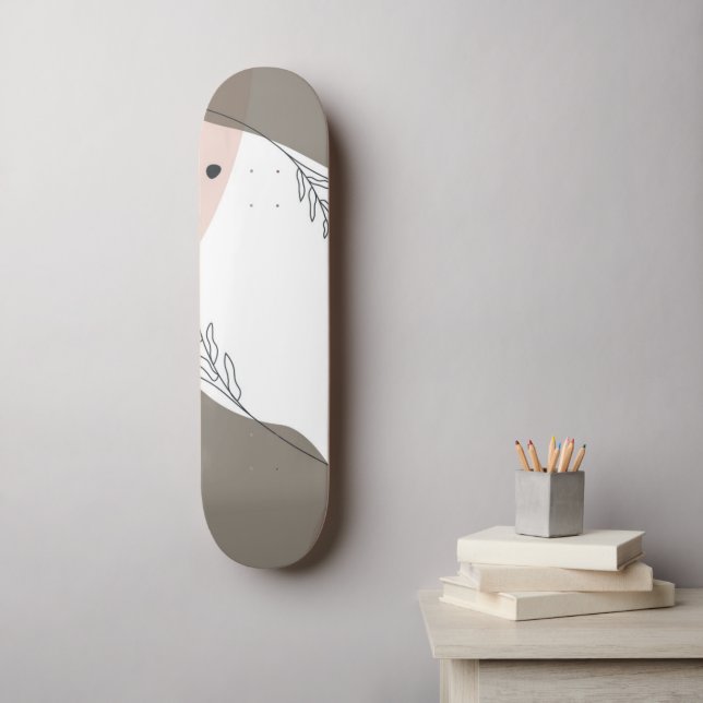 Skate Boho Minimalist Abstrato (Arte de parede)