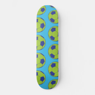 Skate Bolas de Futebol Verde Amantes de Esportes Jogador