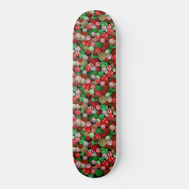 Skate Bolas de Natal 3D (Frente)
