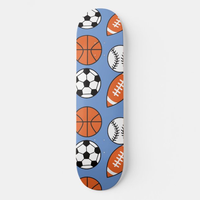 Skate Bolas Esportivas Engraçadas (Frente)