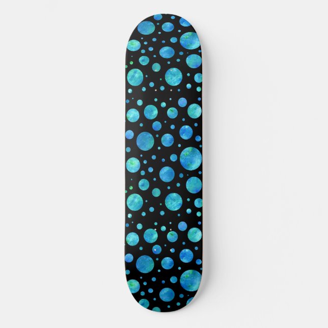 Skate Bolinhas de Ondas Oceânicas (Frente)