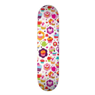 Skate Bolo bonito do copo e pote do chá